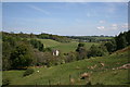 NT9304 : View from Harbottle Castle by Paul Franks