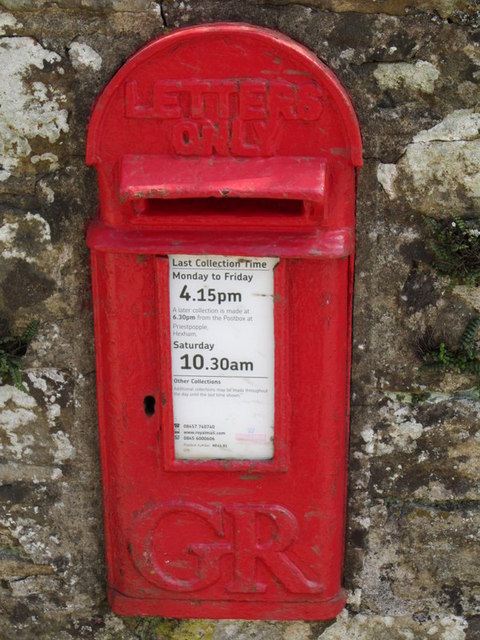 The letter box at Walwick