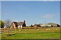 Farm taken from the Entrance to Holt Hall Fisheries