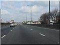 M1 motorway at Mill Hill Broadway railway station