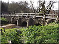 SU9443 : Eashing Bridge, Downstream Side by Colin Smith