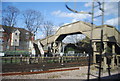 Footbridge over the District Line, Upney