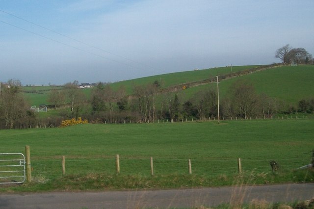 View north across Ballynagappoge Road towards the Bann
