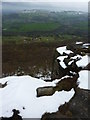 Curbar and Calver from Curbar Edge