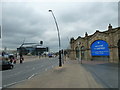 The A61 as it passes Sheffield Railway Station