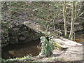 Footbridge for the path to Stannington