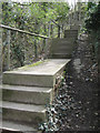 Steps to Spout Lane east of Rowel Bridge