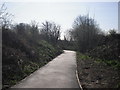 New footpath beside Dagenham Brook on Leyton Marshes