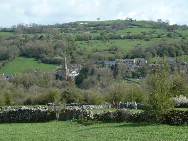 Path from Slaley with view ahead to Bonsall