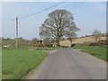 View north on Ardaragh Road across the Curley Road Cross Roads