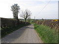 View west along Curley Road