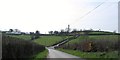 Descending Bronte Road towards the junction with the B3 (Ballinaskeagh Road)