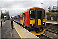 Nottingham train waiting to depart from Attenborough