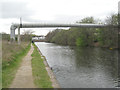 Twin pipes cross the Sheffield & Tinsley Canal