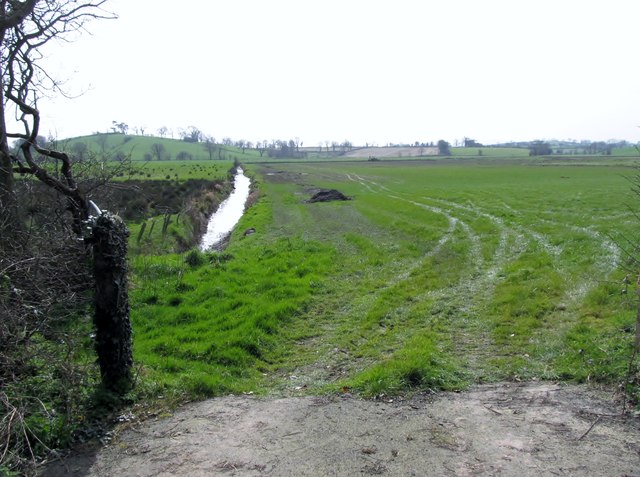 Drainage ditch in reclaimed bog land © Eric Jones cc-by-sa/2.0 ...