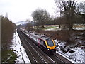 The Midland Mainline at Dronfield in February 2012