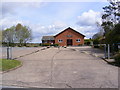 The entrance to Rushmere St.Andrew Village Hall