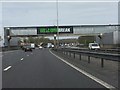 Pedestrian bridge, Newport Pagnell services.