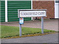 Summerfield Close sign