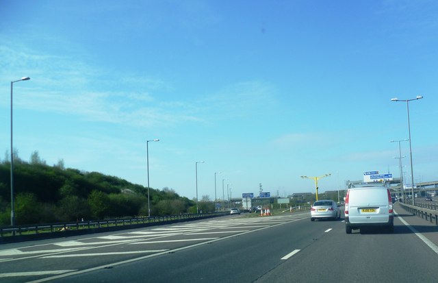 Junction 15 of the M5 © Anthony Parkes cc-by-sa/2.0 :: Geograph Britain ...