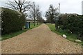 Entrance drive to West Laughton House