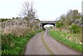 Railway bridge over farm track, near Kirkton