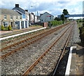 Looking east from platform 2 at Pembrey & Burry Port railway station