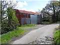 J1631 : Corrugated-iron barn on Greenhill Road by Eric Jones
