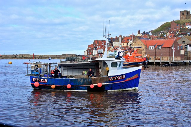 Fishing Boat, Whitby Harbour Â© Paul Buckingham :: Geograph 