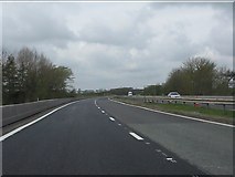 SP5770 : M45 motorway at Kilsby Grange by Peter Whatley