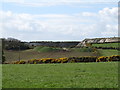 View across a hidden valley towards the Leod Upper Quarry