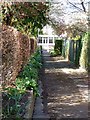 Entrance to Hexham (Elvaston) Bowling Club