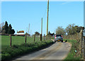 2012 : Upton Lane looking toward Upton Farm and Dundry