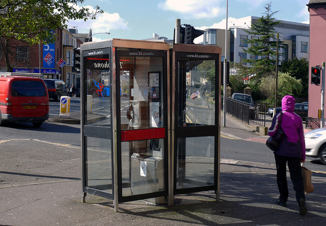Telephone boxes, Belfast