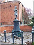 SU9455 : Statue at Lord Pirbright's Hall by Len Williams