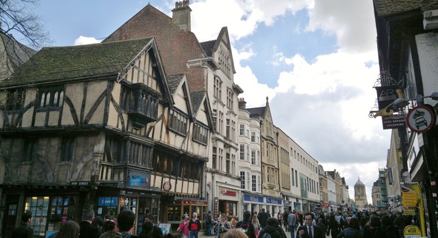 Cornmarket Street at corner with Ship Street, Oxford