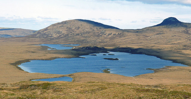 Lochs below Crogary Mor and Maari © Julian Paren :: Geograph Britain ...