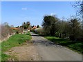 Stoke Road approaches Lyddington