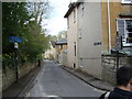 View down Lyncombe Vale from Prior Park Road