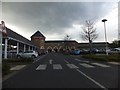 Tesco superstore and car park