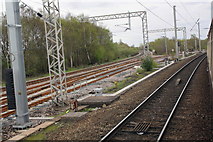 SD5805 : Railway junction south of Wigan Northwestern station by Roger Templeman