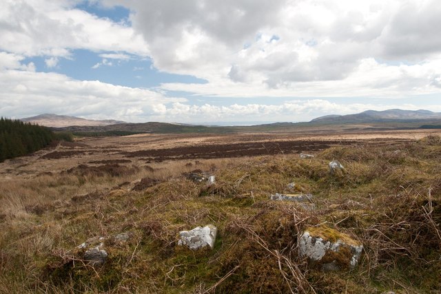 Remains of Shielings at edge of Bunnahabhain Forest, Islay