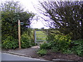 Footpath onto the Sports Ground