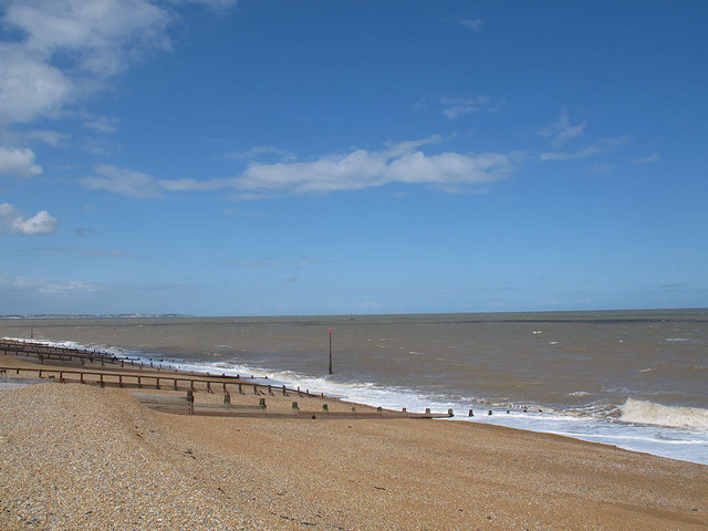 Groynes on the beach near Deal © Stephen Craven cc-by-sa/2.0 ...