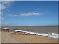 Groynes on the beach near Deal