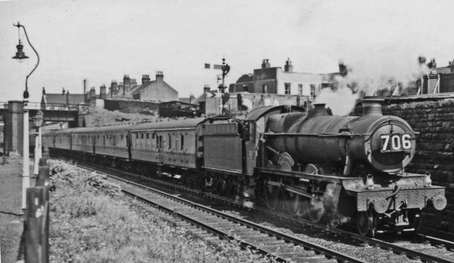 Carmarthen - Penzance express passing... © Ben Brooksbank cc-by-sa/2.0 ...