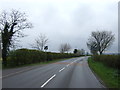 Blackmoor Road heading east towards Harmston