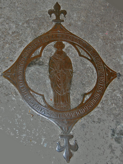 Brass of Nicholas De Gore, All saints' church, Woodchurch