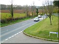 The A35 leaving Wilmington going west