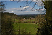 ST4916 : Montacute village from Ladies Walk by Christopher Hilton